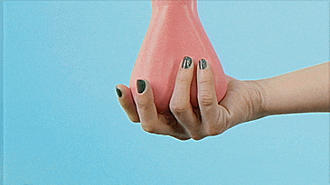 Scrotum Shaped Stress Ball - funny under desk stress balls