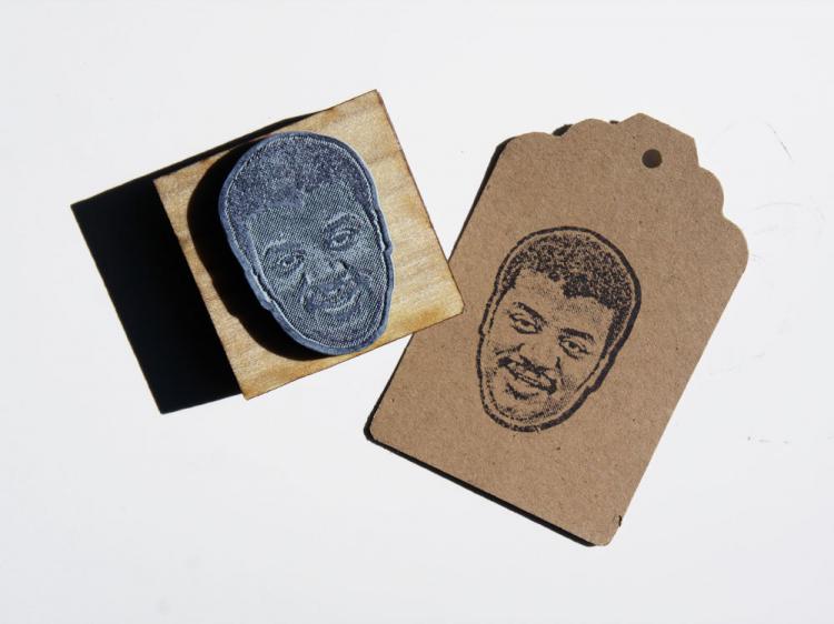 Neil DeGrasse Tyson Face Stamp