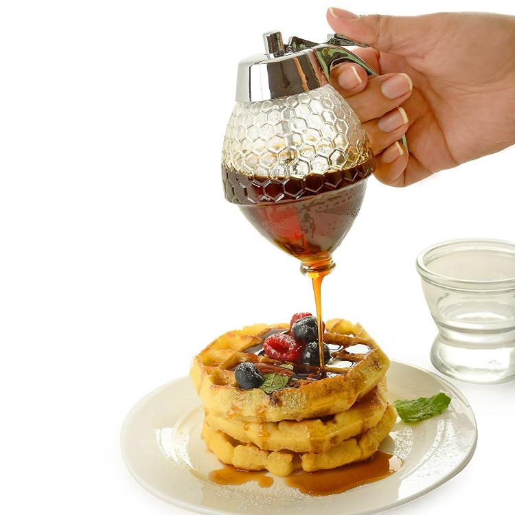 No Drip Syrup Dispenser - No Drip Honey Dispenser