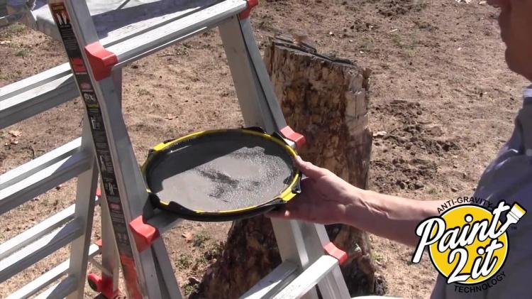 Paint2It - Anti-gravity paint tray - Non-spilling, Non-dripping, no mess paint tray