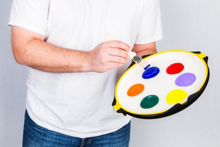 Paint2It - Anti-gravity paint tray - Non-spilling, Non-dripping, no mess paint tray