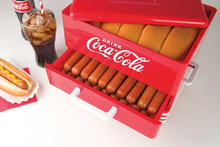 Nostalgia Hot Dog Steamer and Bun Warmer