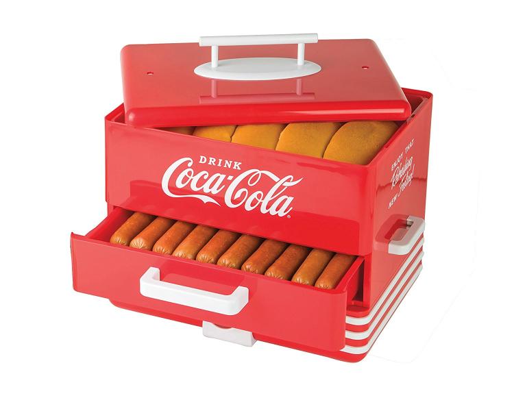 Nostalgia Hot Dog Steamer and Bun Warmer