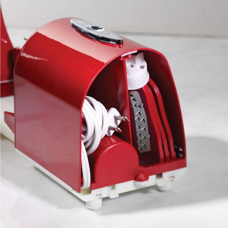 Nostalgia Electric Retro '50s fruit and vegetable peeler - Auto Peeler, Spiral Cutter, and Shredder Kitchen Appliance