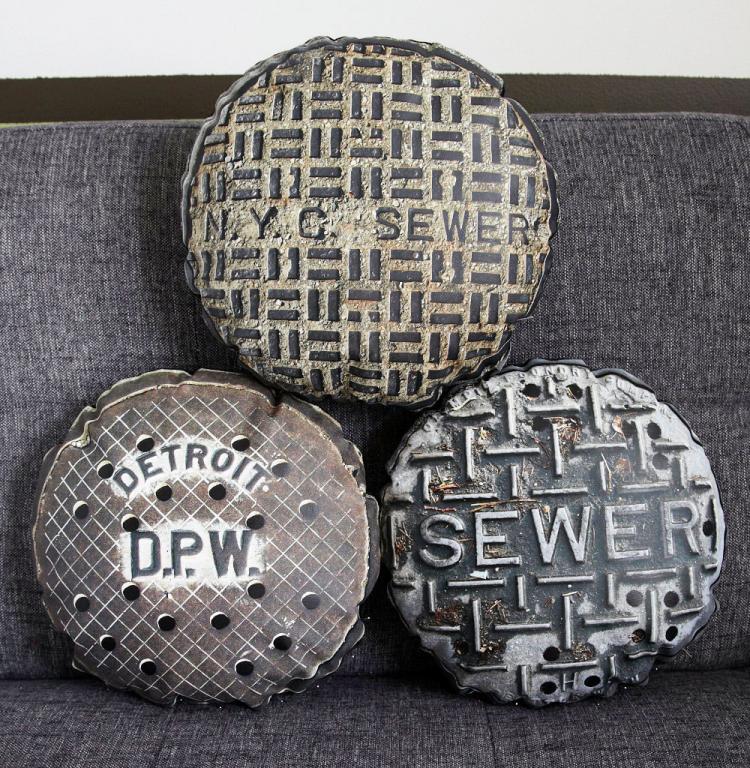 Manhole Cover Pillow