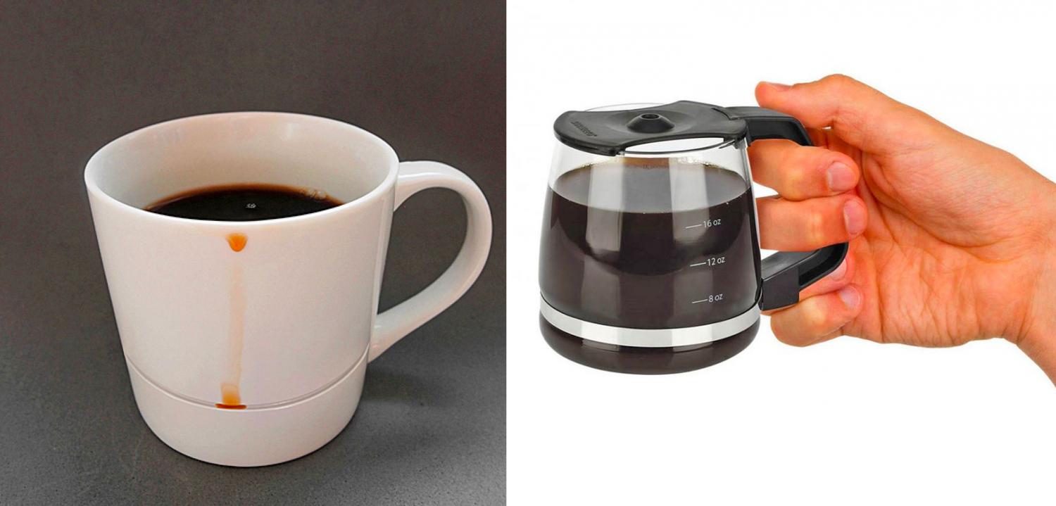 Tiny coffee pot coffee mug