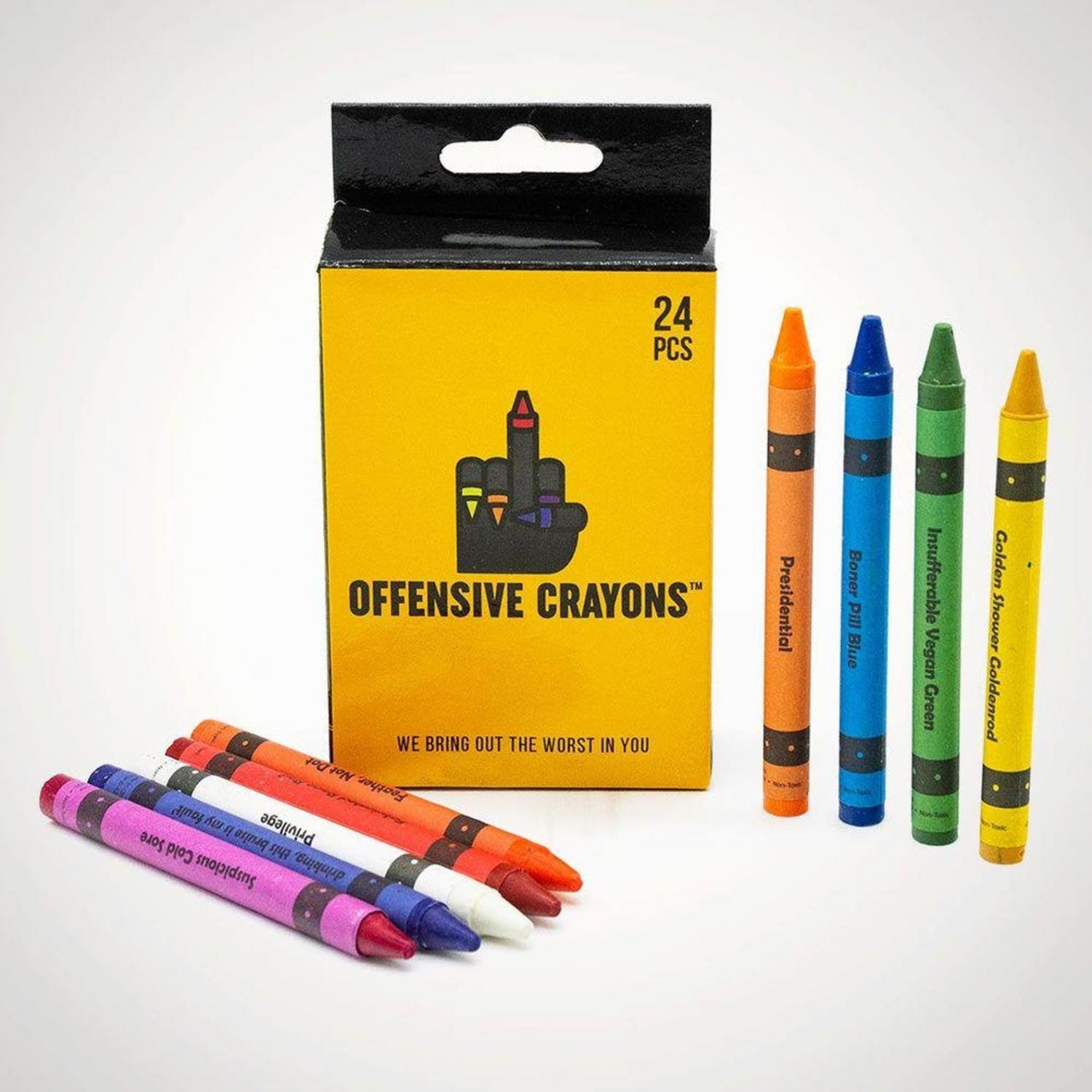 Offensive crayons