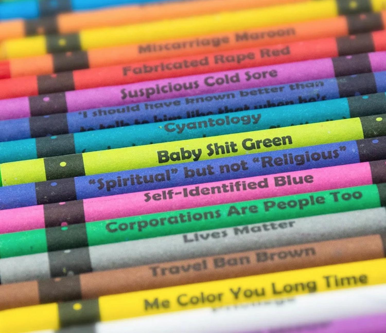 Offensive crayons