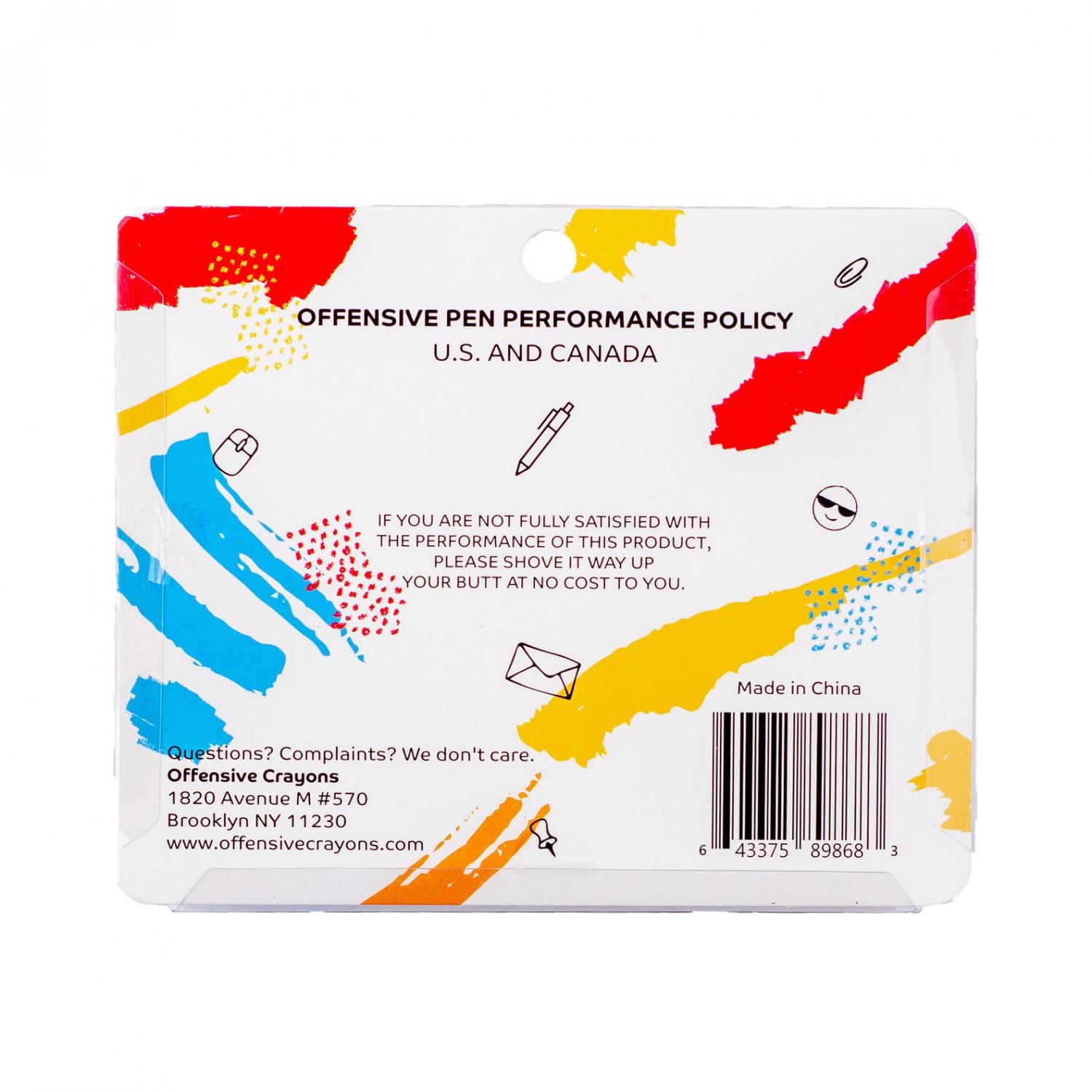 Offensive office pens - snarky office pens