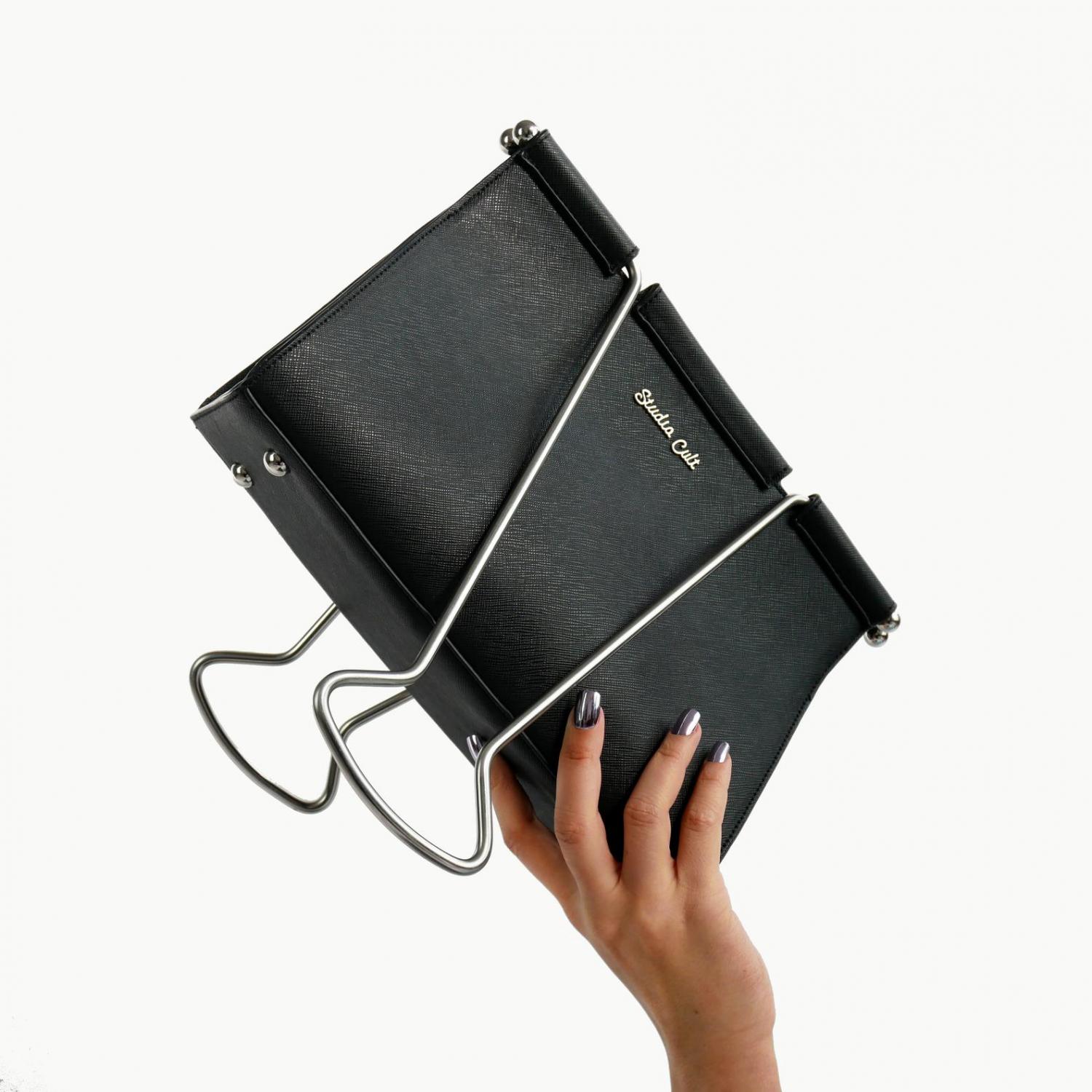 Funny Office Binder Clip Bag - Office Binder Purse Clutch