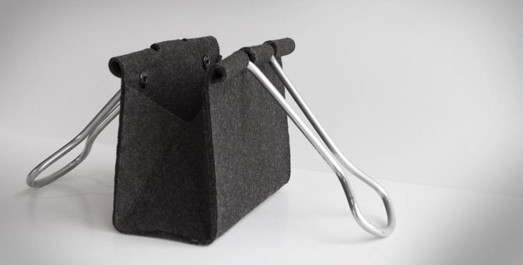 Funny Office Binder Clip Bag - Office Binder Purse Clutch