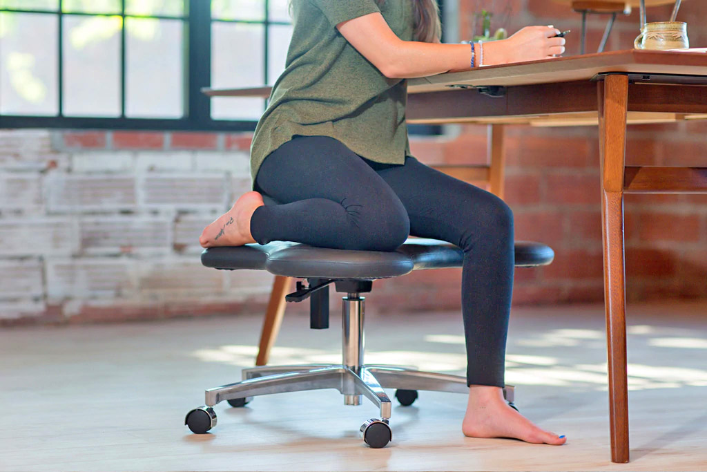 Office Chair That Lets You Sit Cross-Legged - Soul Seat Yoga Office Chair sit in any position