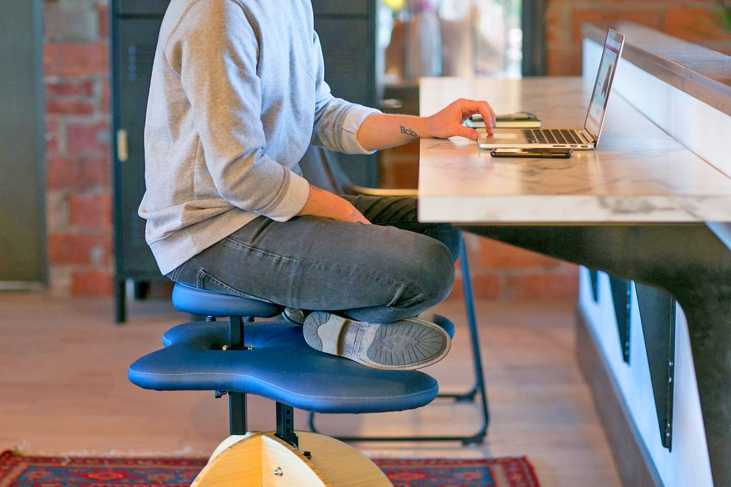 Office Chair That Lets You Sit Cross-Legged - Soul Seat Yoga Office Chair sit in any position