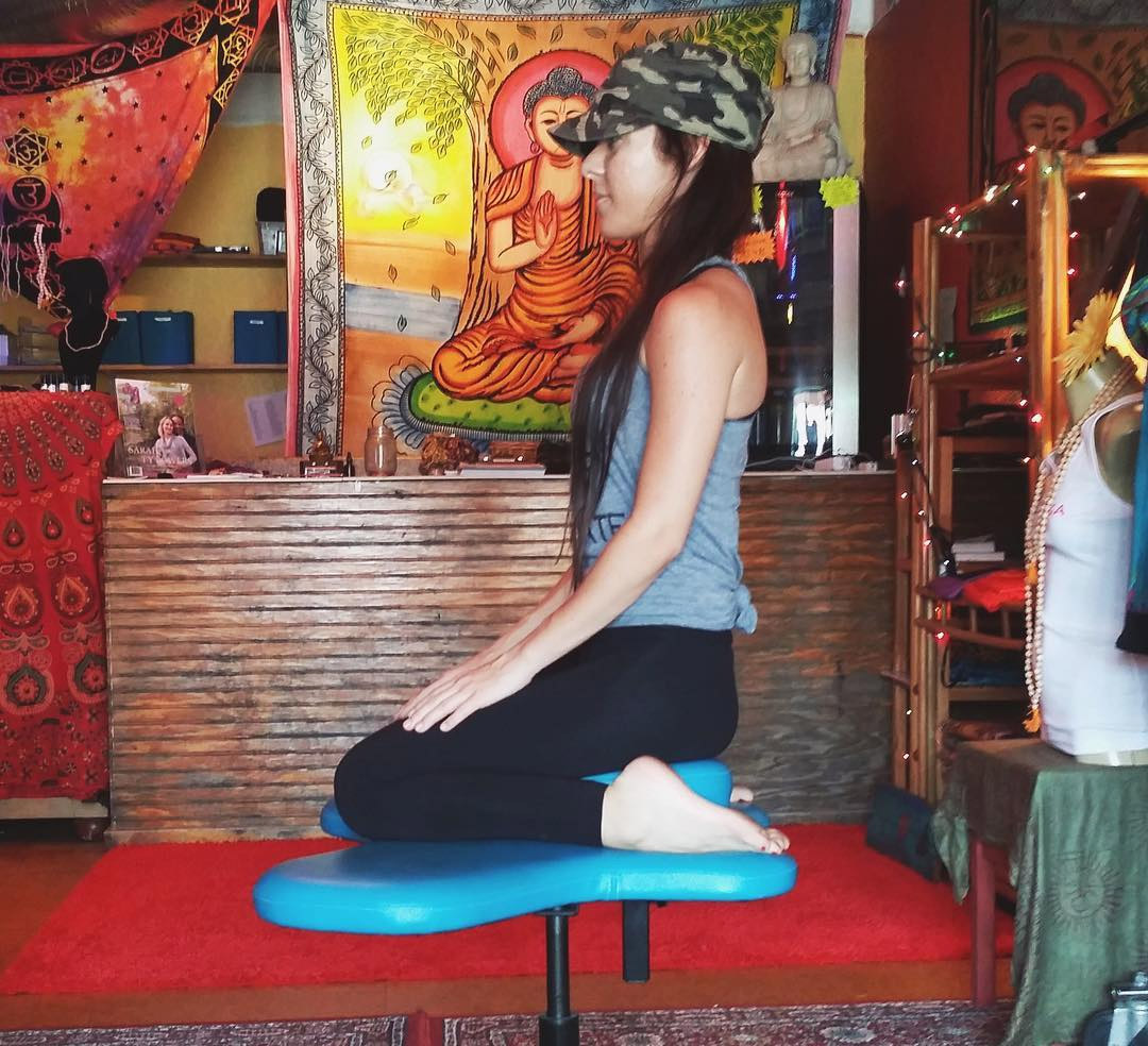 Office Chair That Lets You Sit Cross-Legged - Soul Seat Yoga Office Chair sit in any position