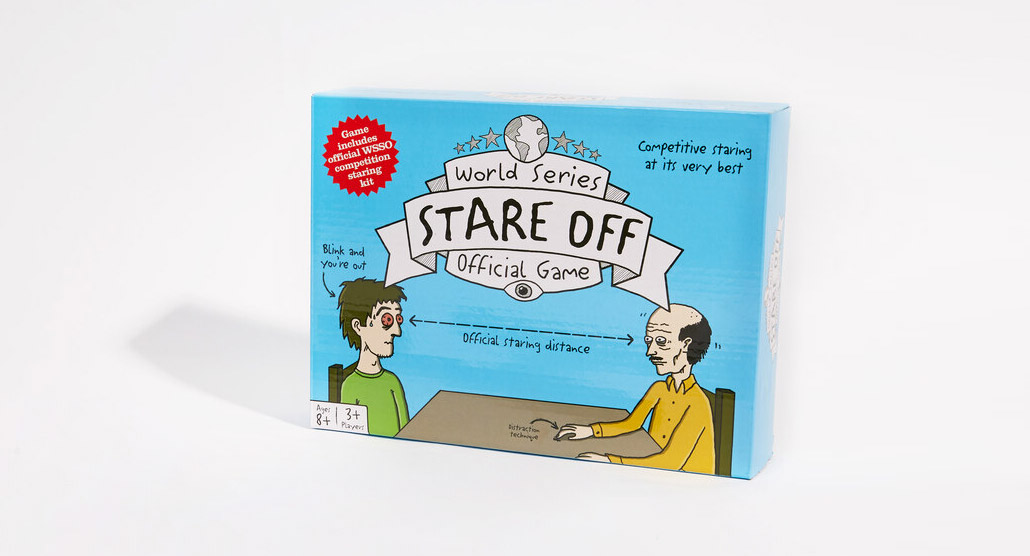 Official Staring Contest Game - Stare-off board game