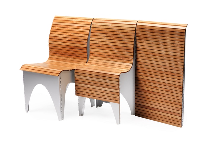Ollie Shapeshifting Chair Goes Flat For Easy Storage - Designer chair - pull cord folding chair