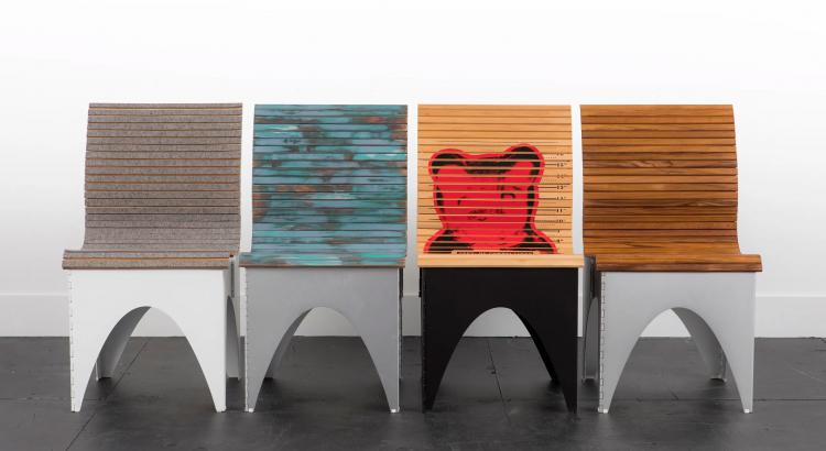 Ollie Shapeshifting Chair Goes Flat For Easy Storage - Designer chair - pull cord folding chair