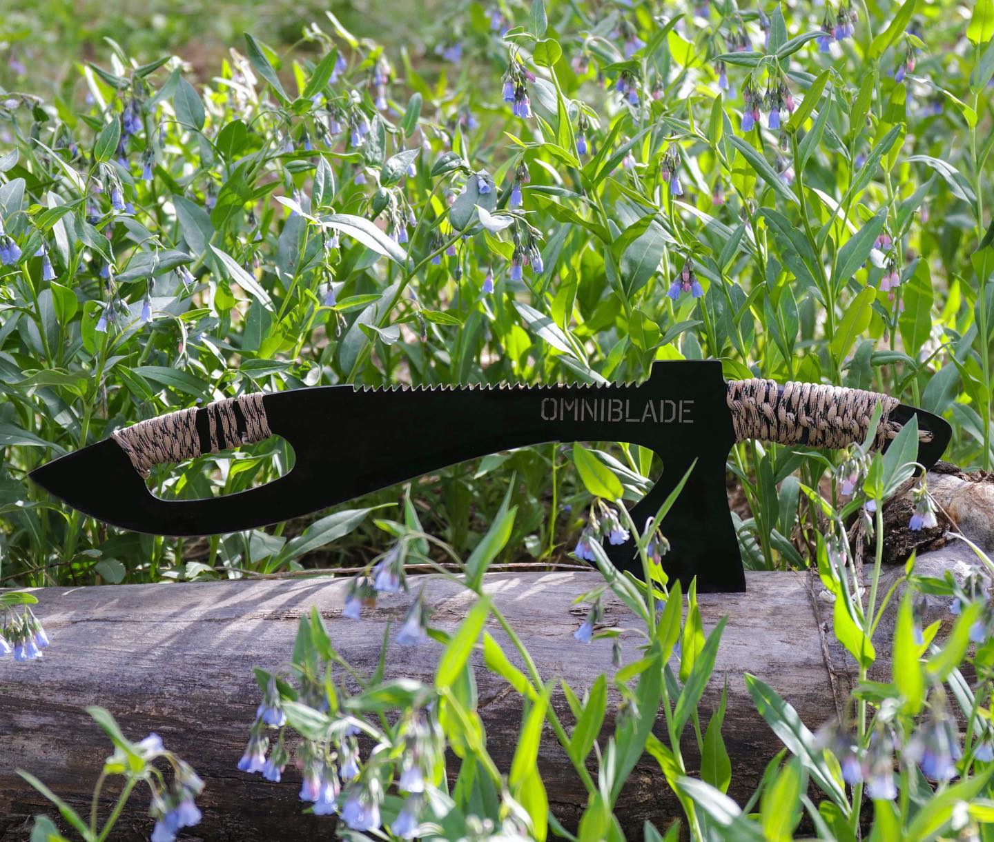 Omniblade 3-in-1 Survival Machete Includes a Knife, Tactical Tomahawk, and a Survival Saw - Giant machete multi-tool