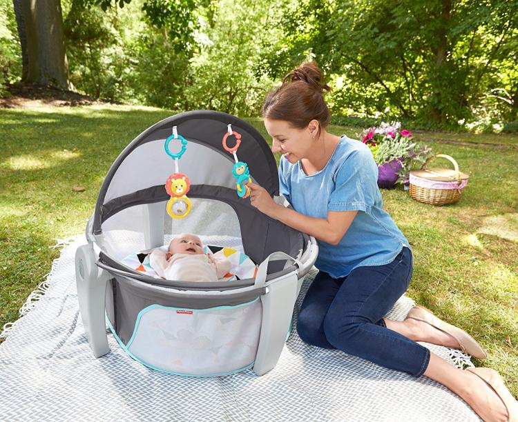 On-The-Go Baby Dome - Super portable baby playard baby bubble dome