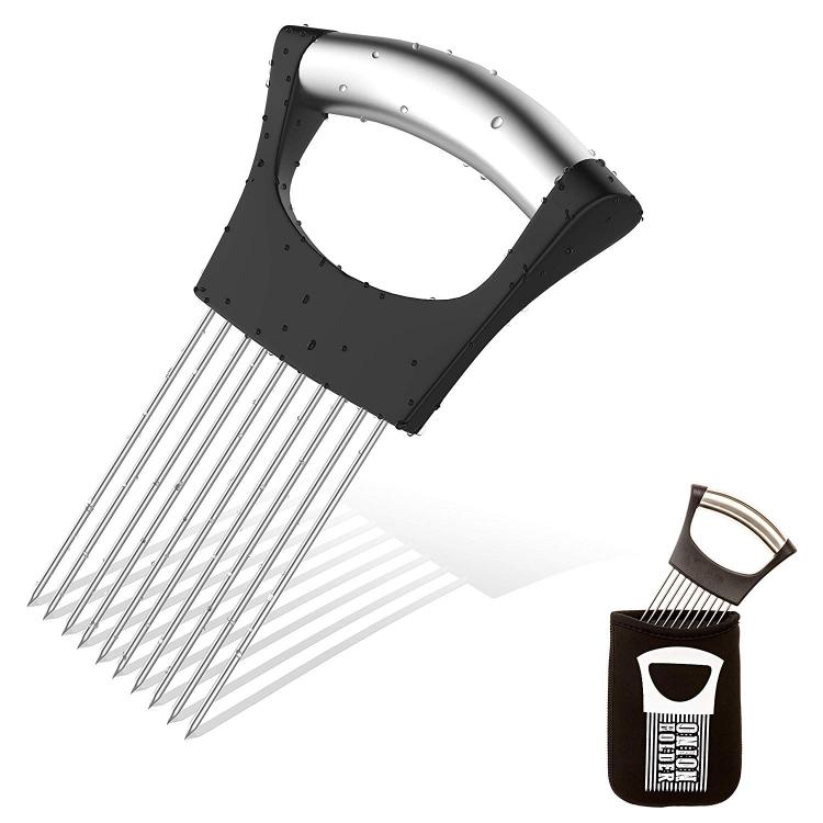 Noosa Life Onion Slicing Holder Helps Slice Onions Quickly and Easily