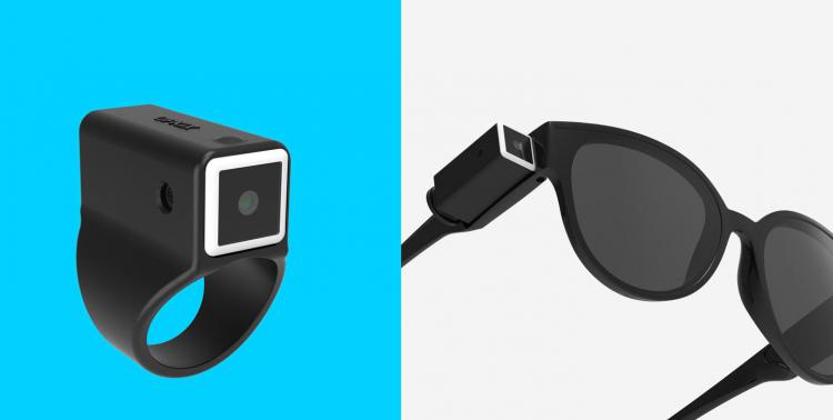 OPKIX ONE Tiny Wearable Action Camera Attaches Sunglasses - Tiny camera charging egg