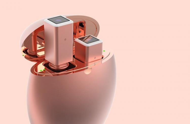 OPKIX ONE Tiny Wearable Action Camera Attaches Sunglasses - Tiny camera charging egg