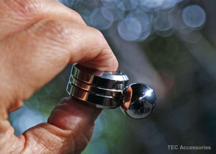 Orbiter Magnetic Fidget Toy - Spinning Metal Ball and Magnetic Disc Fidgeter