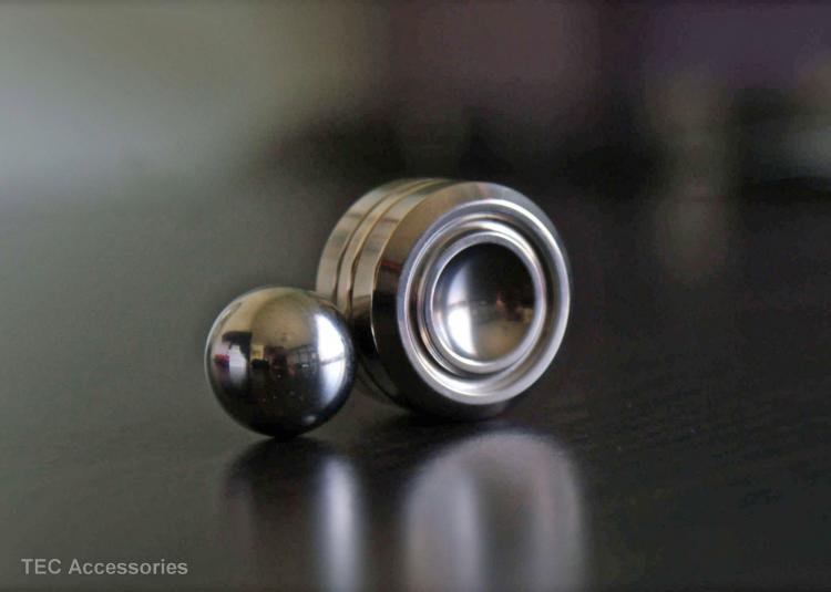 Orbiter Magnetic Fidget Toy - Spinning Metal Ball and Magnetic Disc Fidgeter