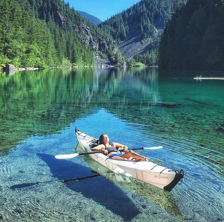 Oru Kayak Collapsible folding kayak that folds up into a suitcase