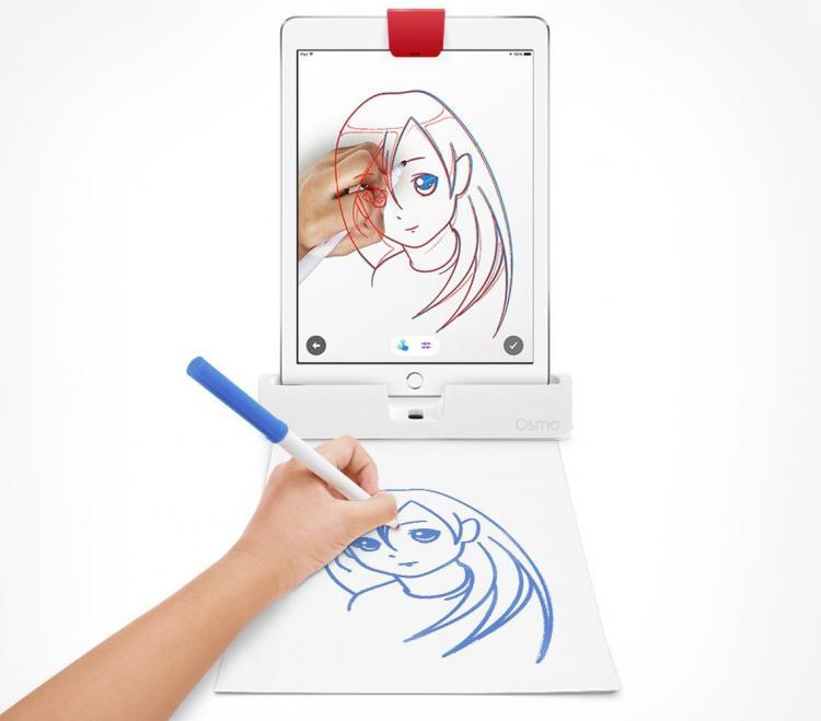 OSMO Interactive iPad Game Played Outside The Screen