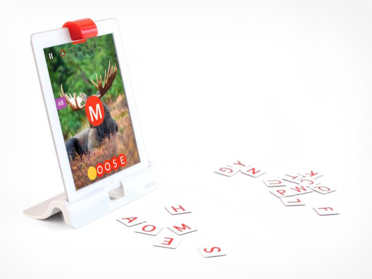 OSMO Interactive iPad Game Played Outside The Screen