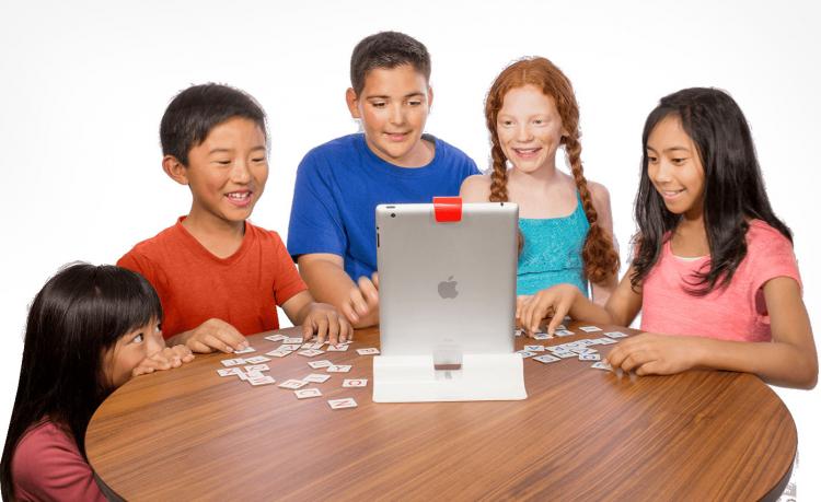 OSMO Interactive iPad Game Played Outside The Screen