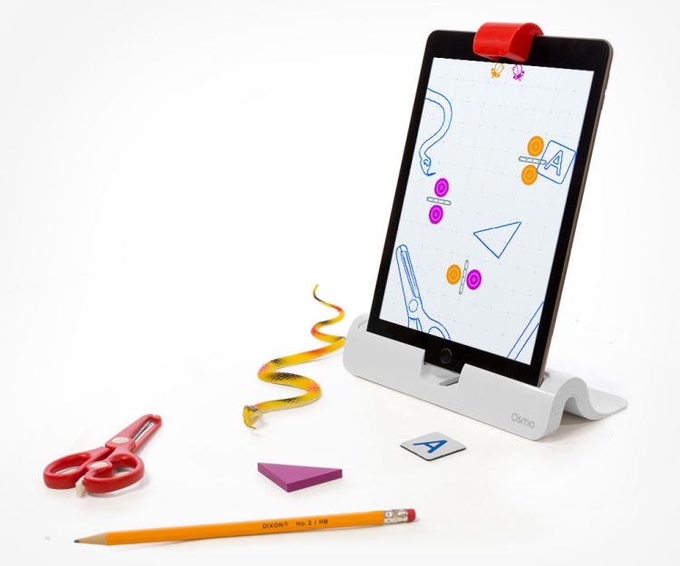 OSMO Interactive iPad Game Played Outside The Screen