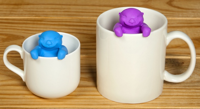 Cute tea otter infuser