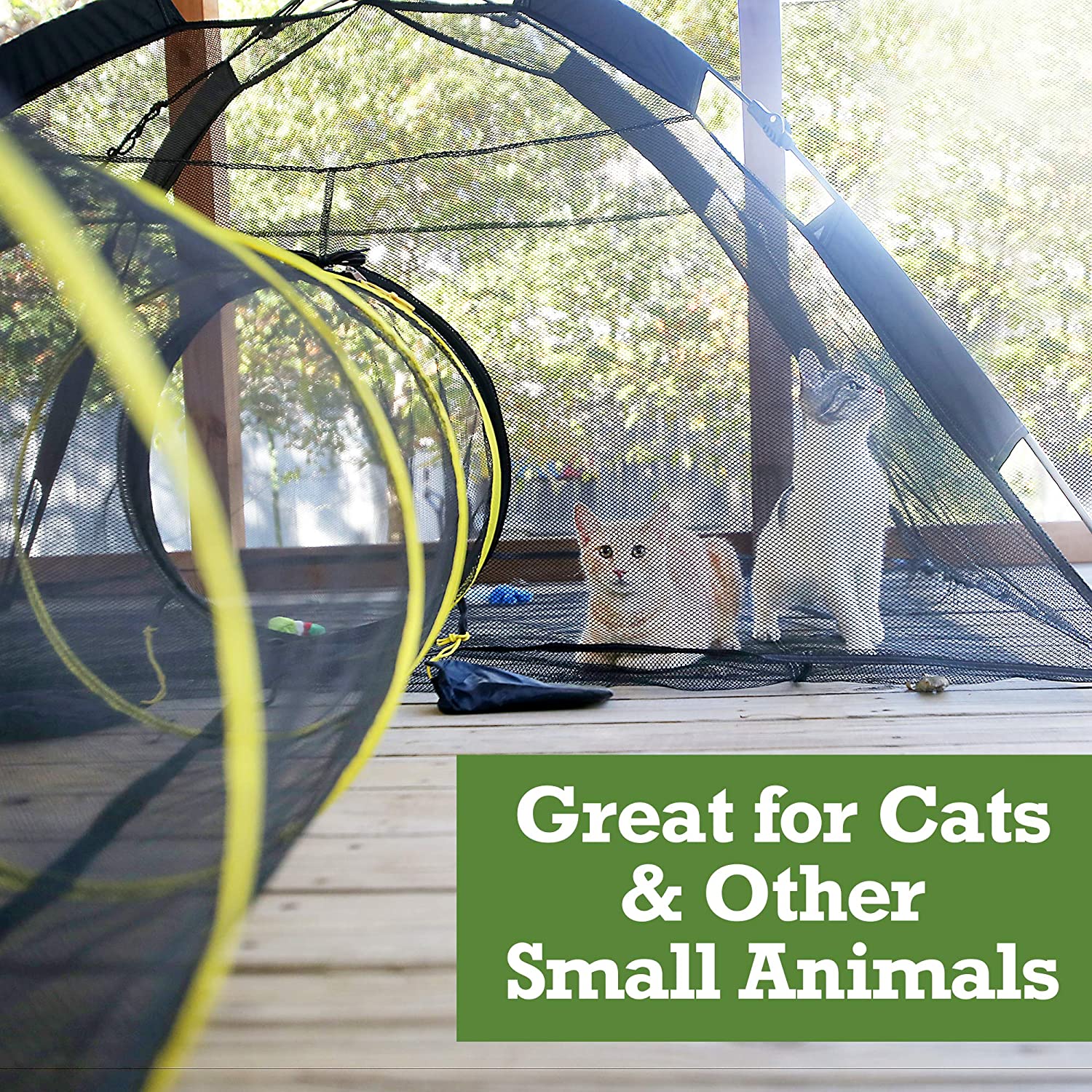 Outdoor Cat Tent With Tunnel