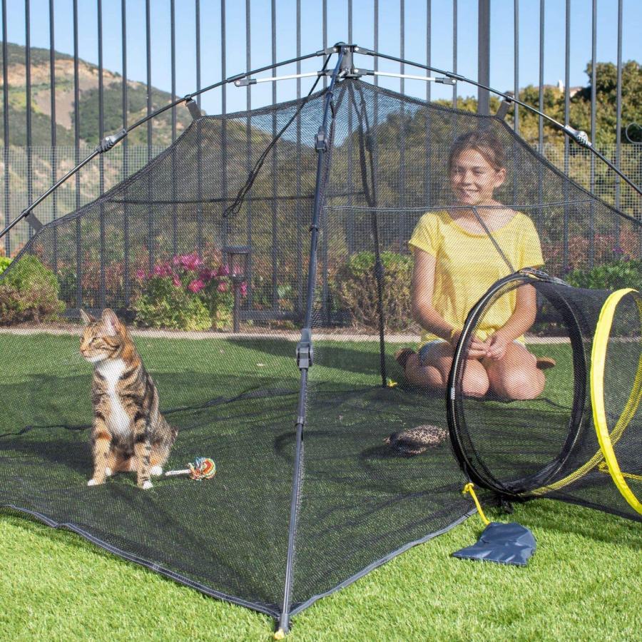 Outdoor Cat Tent With Tunnel