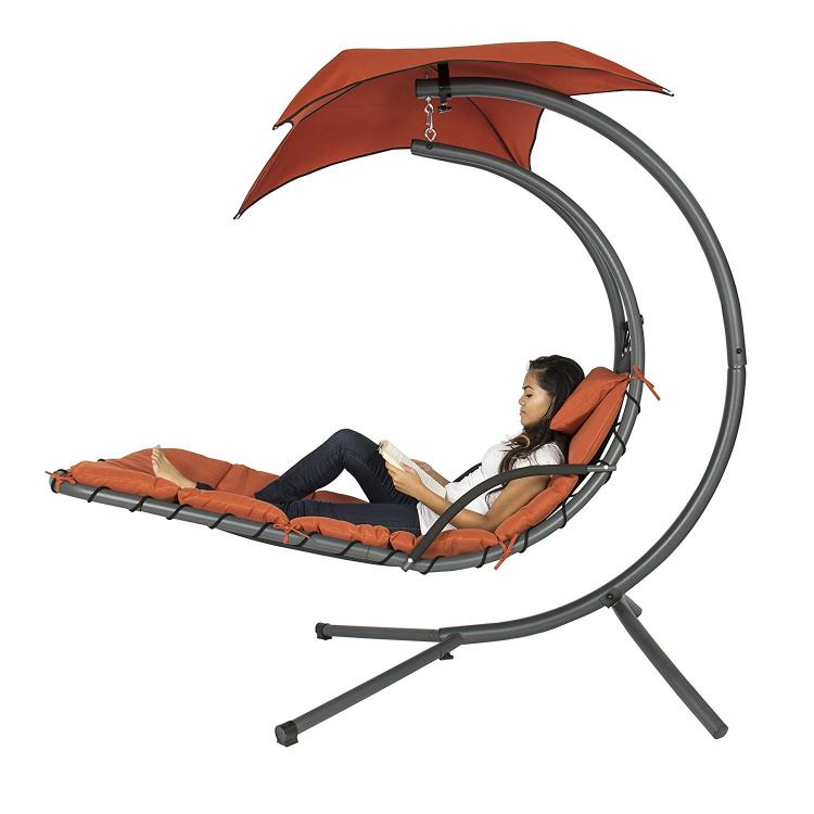 Outdoor Hanging Chase Lounger - Floating and swinging pool lounger