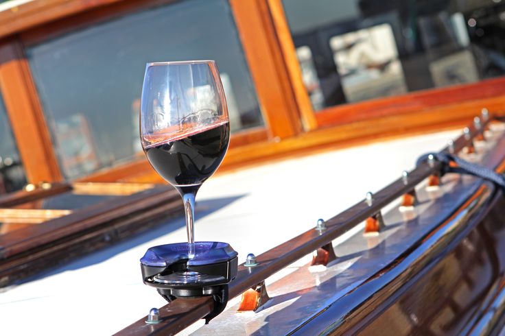 Outdoor Wine Glass Holder - Chair Mounted Wine Glass Armrest Holder