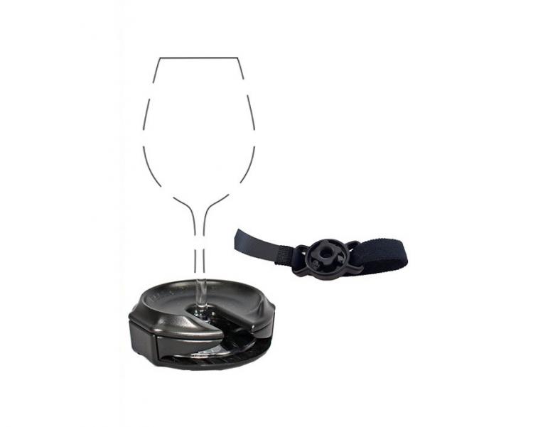 Outdoor Wine Glass Holder - Chair Mounted Wine Glass Armrest Holder