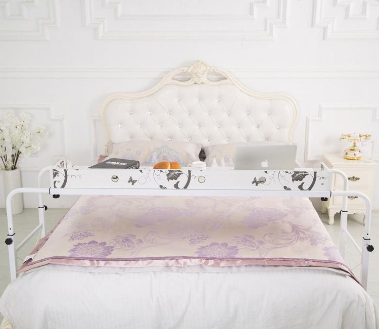 Unicoo Bed Table - Sliding Bed Desk - Rolling Bed Desk For Working and Eating In Bed