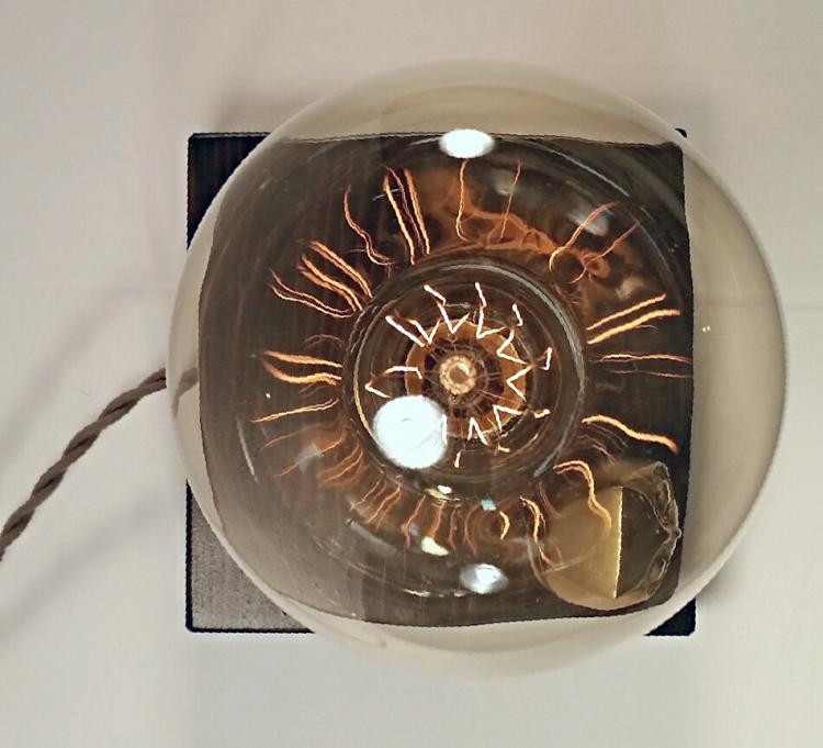 Owl Lamp Touch Light With Vintage Edison Bulb