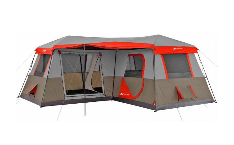Ozark Trail 3-Room Camping Tent - 12 person multi-room giant camping tent