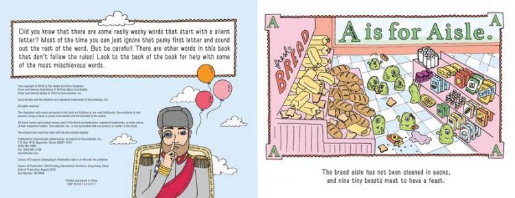 P Is for Pterodactyl: The Worst Alphabet Book Ever - hardest alphabet book - Best logophile book