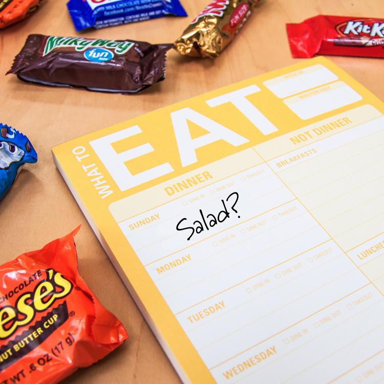All out of reminder checklist - reminder notepad to remember to get food