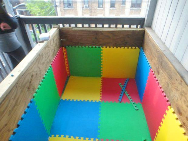 Interlocking Letter Foam Tile Play Mats Let You DIY a Mini Kids Ball Pit - ABC foam tiles ball pit - letters jigsaw puzzle piece pads
