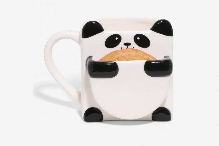 Panda Hug Coffee Mug - Panda Mug That Holds Cookies