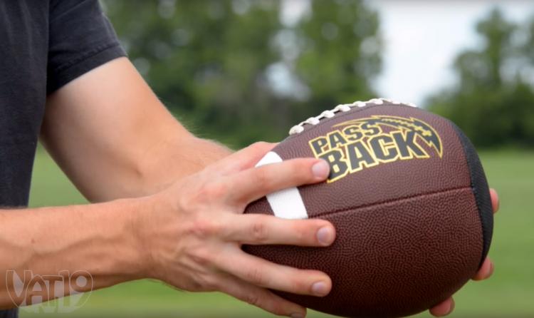 Passback Football - Play Catch With Yourself Using a Wall