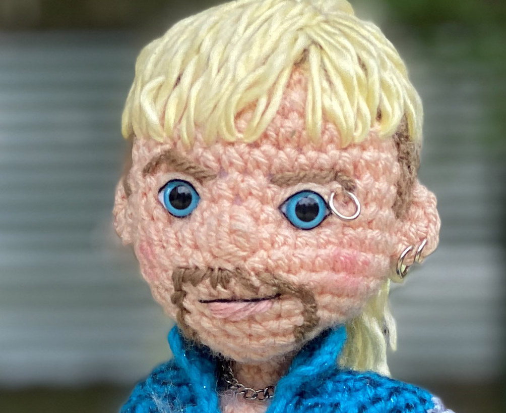 Joe Exotic Tiger King Crochet Pattern - Crochet Joe Exotic Big Cat Mullet Guy
