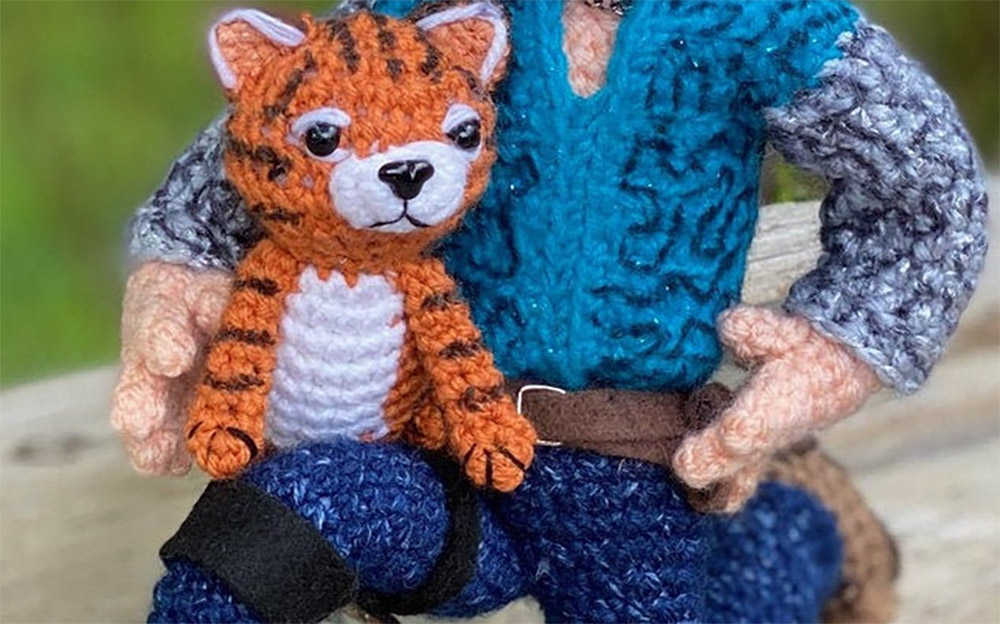 Joe Exotic Tiger King Crochet Pattern - Crochet Joe Exotic Big Cat Mullet Guy