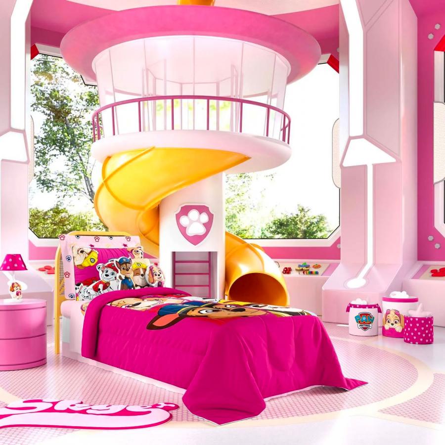Paw Patrol Kids Bed With Giant Tower and Slide